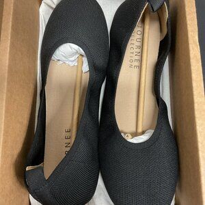 Journee Collection FBA-Jersie Women’s Ballet Flats Shoes Black Sz 10 MSRP $40